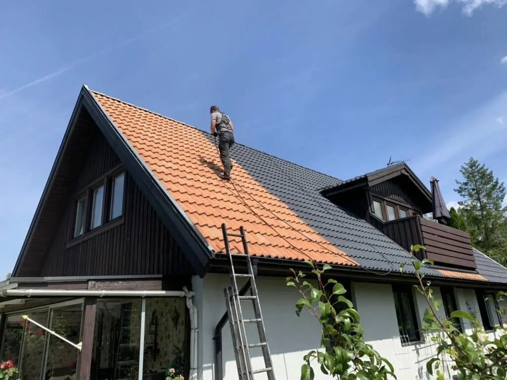 Tegelrött blir antracit